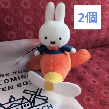 비행기 미피 마스코트 2개 하우스텐보스 원더 스퀘어