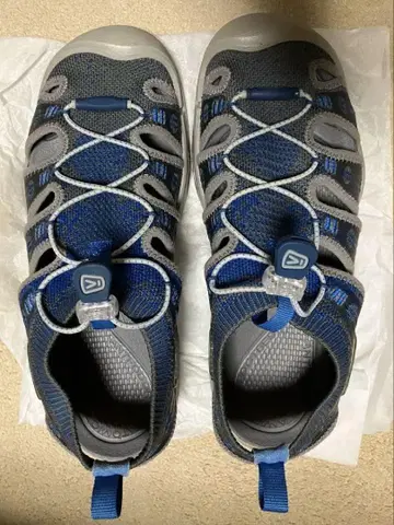 KEEN 스포츠 샌들 그레이/블루 27cm
