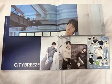 CITY BREEZE 포스터와 스티커 세트 DOYOUNG