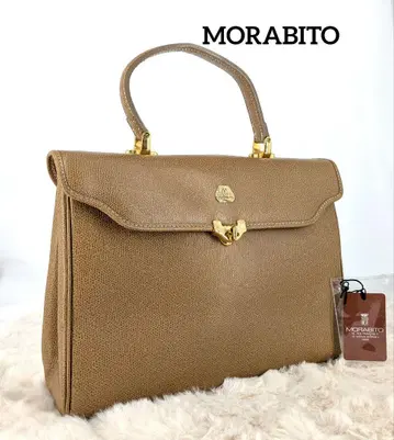 MORABITO 모라비토 가죽 턴락 원 핸들 핸드백