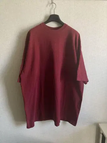 90s unionbay 3XL 빅 사이즈 티셔츠 핑 보더 레드