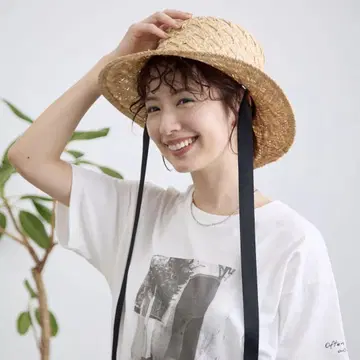 [LEPSIM] 와이드 챙 라피아 햇