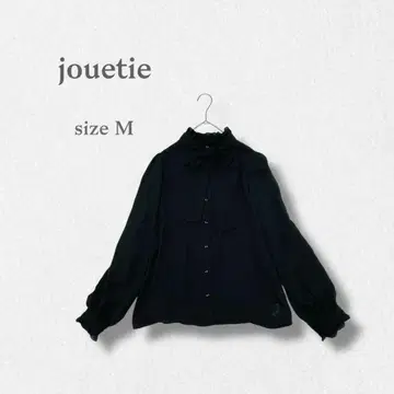 jouetie 쥬에티 * 프릴 보타이 리본 블라우스 스탠드 카라