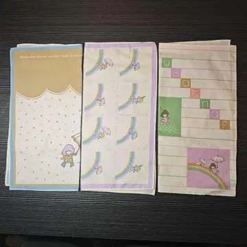 쇼와 레트로 손수건 3장 기잔보우 레전드 판타지 팬시
