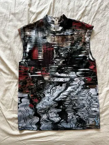 Ameri vintage 슬리브리스 탑
