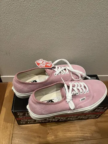 Vans 오센틱 핑크 스웨이드 24.5cm
