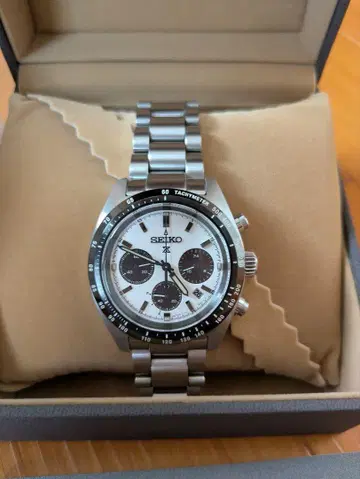 새상품급 SEIKO SBDL085 스피도 타이머 솔라 크로노그래프