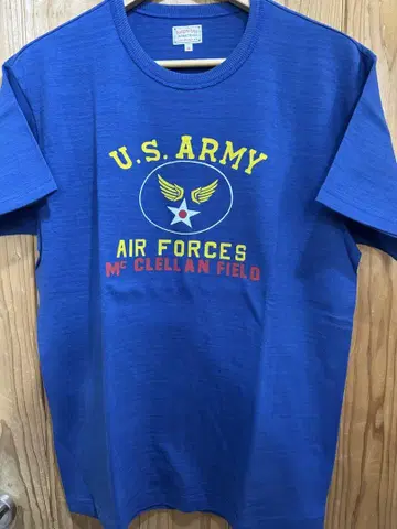 THE REAL McCOY'S U.S. ARMY 티셔츠 M 사이즈