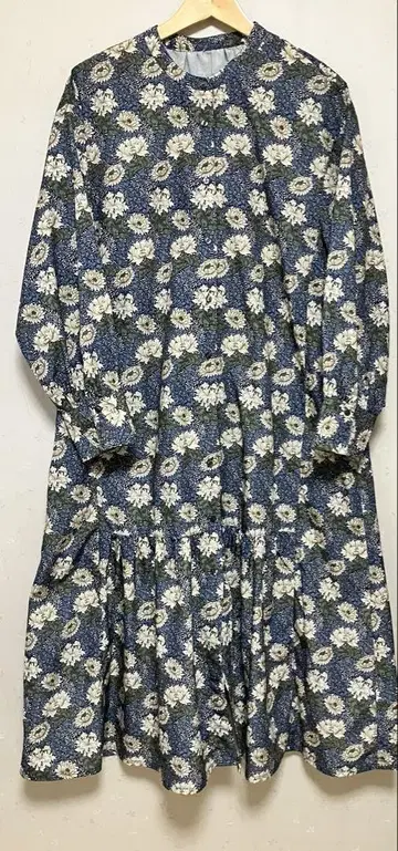 MEDE19F MORRIS Gallery 프린트 롱 원피스 3L