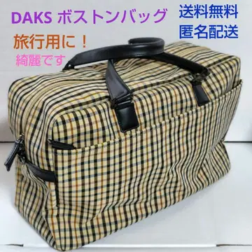DAKS 닥스 보스턴 백 여행 가방 체크 무늬 노바 체크 대용량