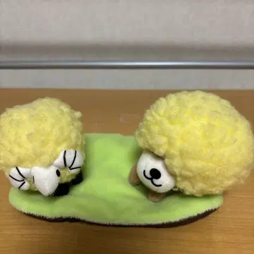 헤이세이 레트로 아프로 개 봉제 인형