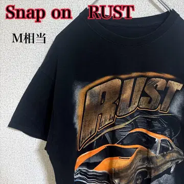 Snap on RUST 그래픽 레이싱 티셔츠 M 상당