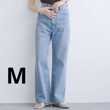 EMMEL REFINES EM 센터 프레스 스트레이트 데님