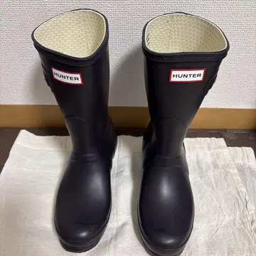 HUNTER 네이비 장화