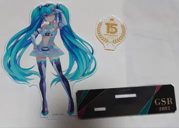 하츠네 미쿠 아크릴 스탠드 레이싱 미쿠 2012 GRS GT 프로젝트