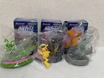 포켓몬 배틀 온 데스크 피규어 세트 리피아, 피카츄, 리자몽