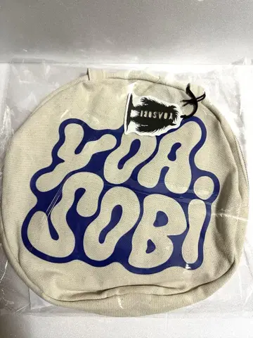 yoasobi 초현실 라운드 토트백 navy 미개봉