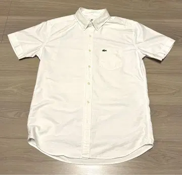 Lacoste 화이트 버튼 다운 셔츠