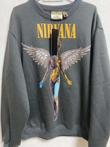 NIRVANA IN UTERO 맨투맨 그레이 택 포함 새상품