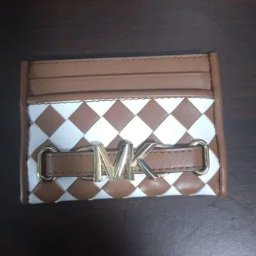 마이클코어스 MK 다이아몬드 패턴 카드 케이스
