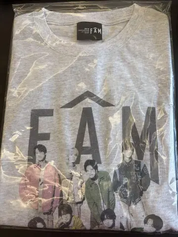timelesz 티셔츠 FAM 모크 화이트