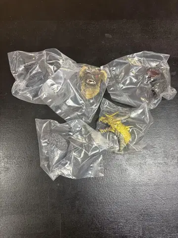 제일복권 고질라 대괴수 열전 G상 몬스터 헤드 마그넷 5종