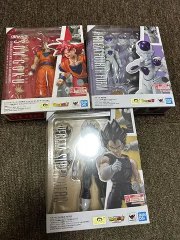 SHFiguarts 베지터, 프리저, 손오공 초사이어인 갓 3종 세트