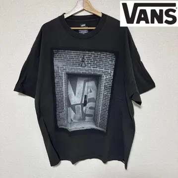 VANS 블랙 티셔츠 2XL