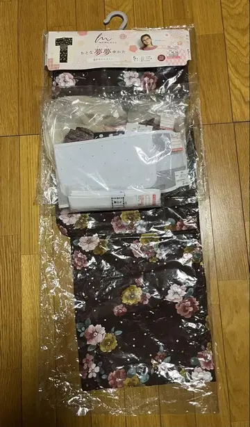 시마무라 유카타 MUMU 콜라보 미사용품 어른용 유카타