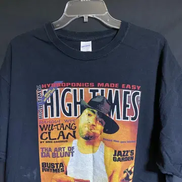 HIGH TIMES 티셔츠 XL 블랙