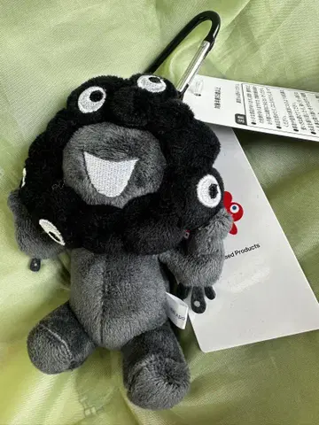 새상품 오사카 만국 박람회 검정 마쿠마쿠 카라비너 포함 마스코트 블랙