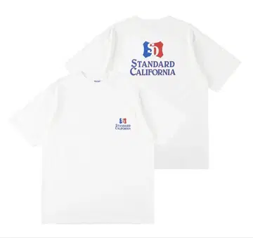 STANDARD CALIFORNIA 화이트 티셔츠 L