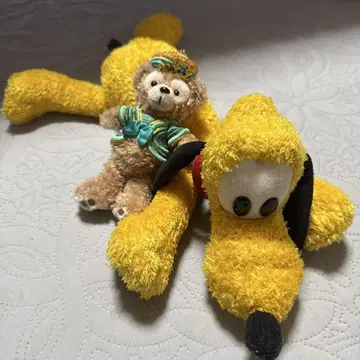 플루토와 더피 봉제 인형 세트