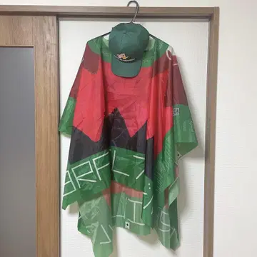 브라질관 판초 파랑고레 모자 세트 만박