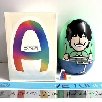 A! group 사노 아키야 마트료시카 은 테이프 풀 로고 포함