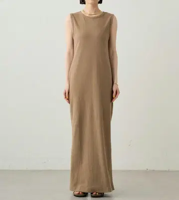 라운지 드레스 Loungedress 원피스 슬리브리스 컷 원피스