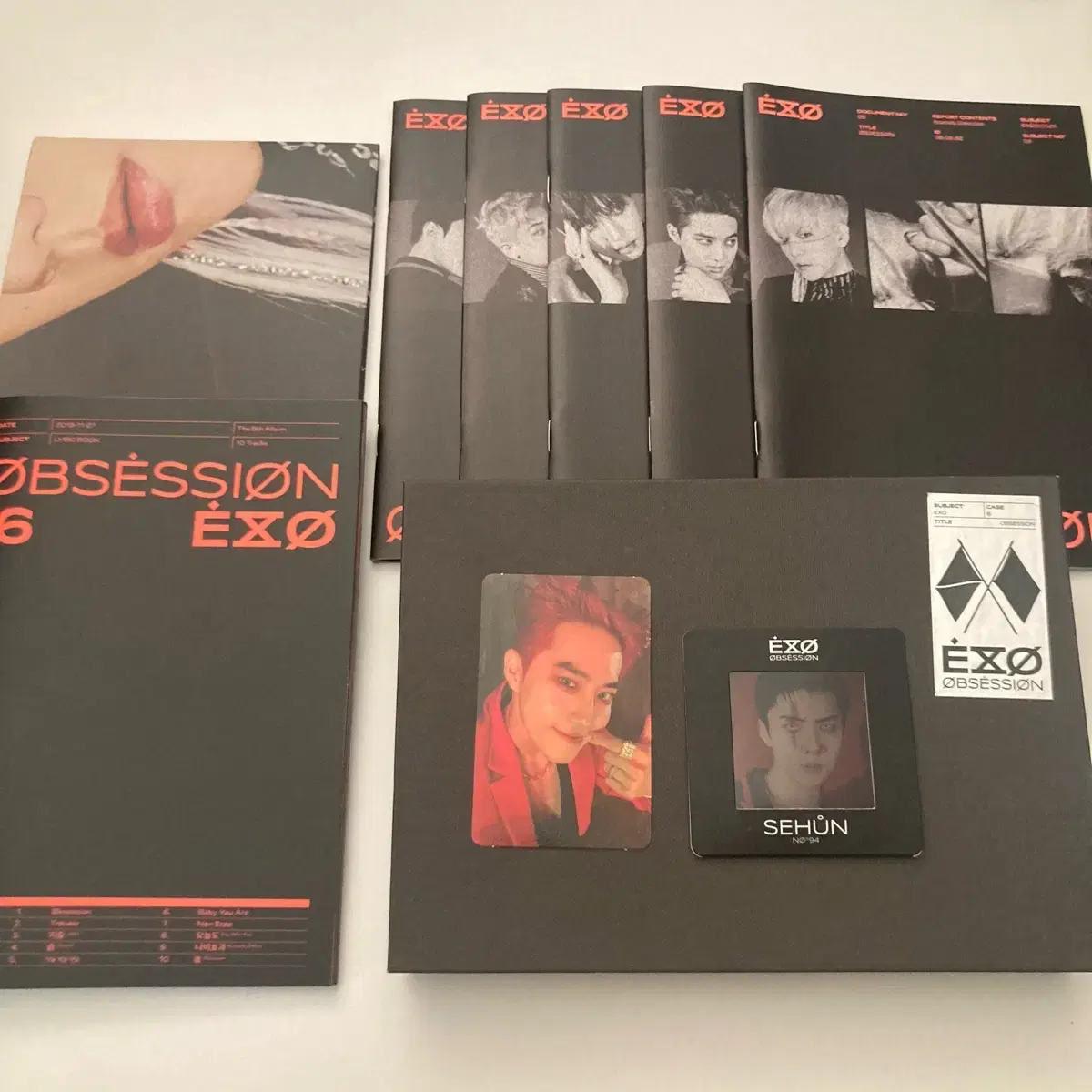 (Poca O) Exo Obsession Album Suho Sehun Baekhyun