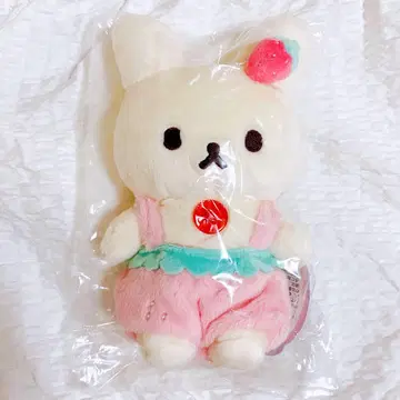 코리락쿠마 딸기 없는 하루 토끼 봉제 인형