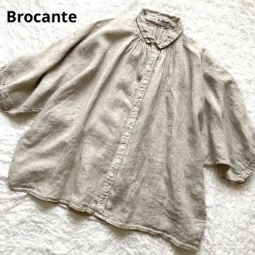 Brocante 브로캔트 린넨 캔버스 그랑 셔츠