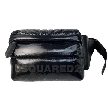 DSQUARED2 바디백 블랙 다운 소재 디스퀘어드