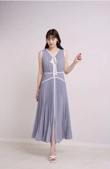 Formentera Pleated Bicolor Dress S 사이즈