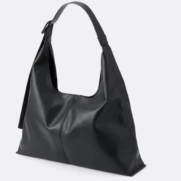 롱 벨트 토트백 + E [BLACK]