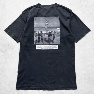 USA제 90년대 빈티지 GILDAN Beach 서핑 티셔츠