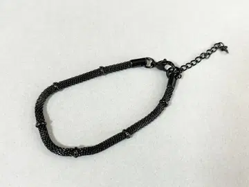 실버 팔찌 블랙 가공 새상품급
