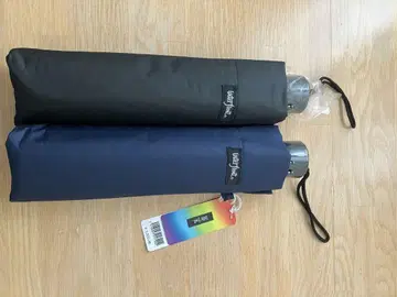 [새상품] Water Front 접이식 우산 블랙 네이비 2개 세트