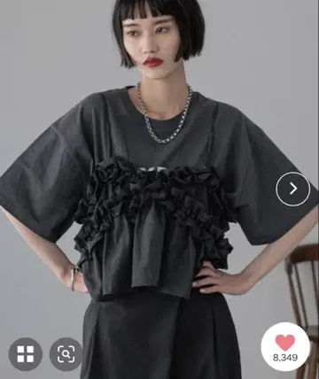 로리즈팜 프릴 뷔스티에