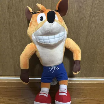 Crash Bandicoot 봉제 인형 약 30cm 새상품