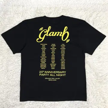 새상품급 glamb 20th Anniversary 티셔츠 한정판 20주년
