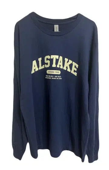ALSTAKE 긴팔 티셔츠 네이비