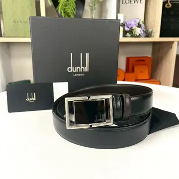새상품 dunhill 사피아노 가죽 벨트 블랙